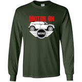 motor on 2 G240 Gildan LS Ultra Cotton T-Shirt