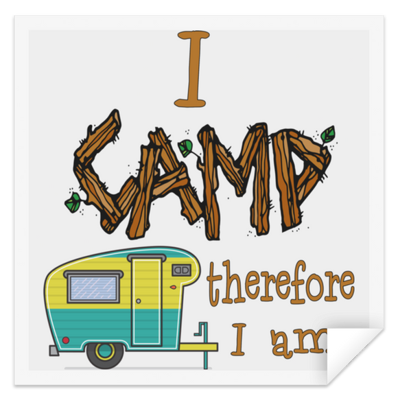 I camp2 STSQ Square Sticker