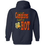 campfires make me hot 1kx1k G185 Gildan Pullover Hoodie 8 oz.