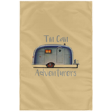 Old Airstream w/Personalized Text SUBWF Sublimated Wall Flag