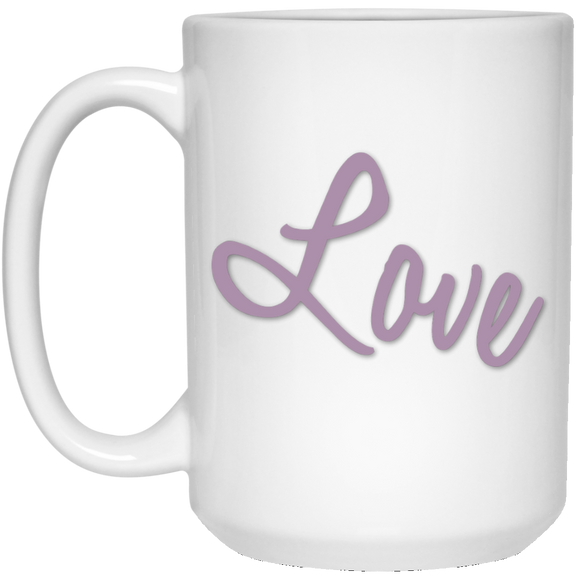 love 21504 15 oz. White Mug