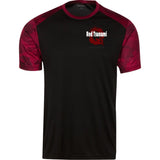 Red tsunami ST371 Sport-Tek CamoHex Colorblock T-Shirt