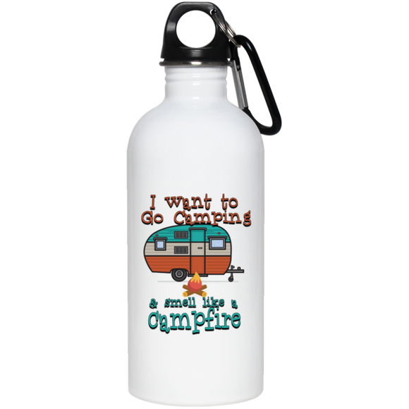 Smell Like A Campfire 20 oz Stainless Steel Water Bottle