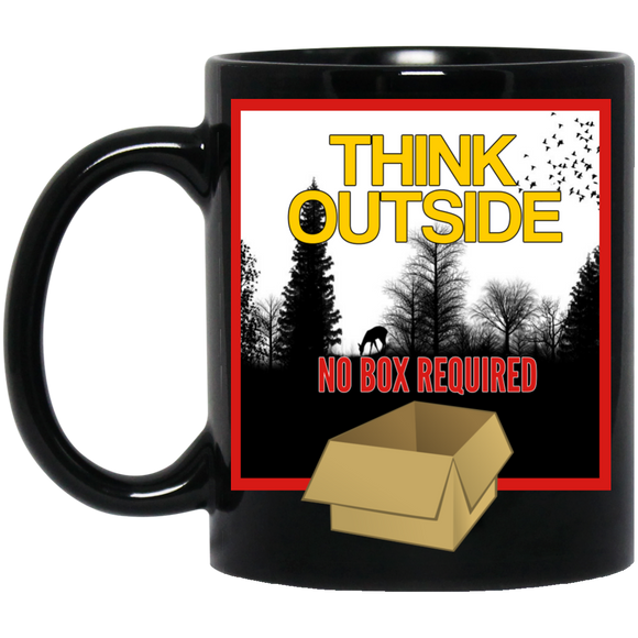 Think Outside Black 11 oz. Mug