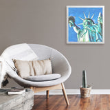 Lady Liberty Water Color Print
