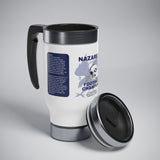 74 Nazareth football Champs Travel Mug  Stainless Steel Travel Mug with Handle, 14oz